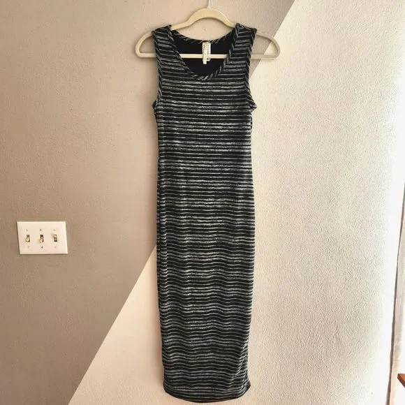 K Too Dresses | Y2k K Too Sweater Knit Bodycon Maxi Dress M | Color: Green | Size: M | Torigrace25's Closet